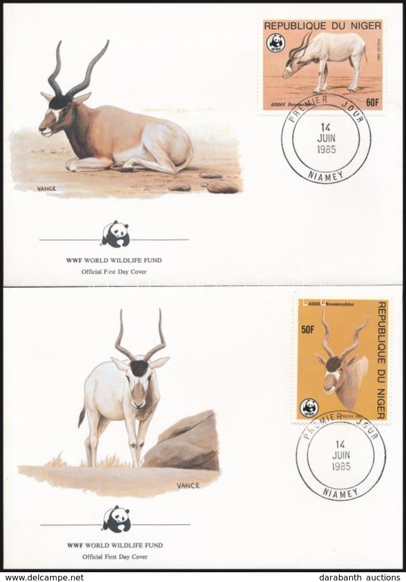 1985 WWF Sor 4 Db FDC-n Mi 941-944 - Autres & Non Classés