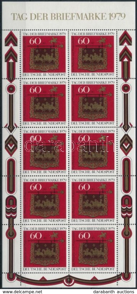 ** 1979 Bélyegnap Kisív,
Stamp Day Mini Sheet
Mi 1023 - Autres & Non Classés
