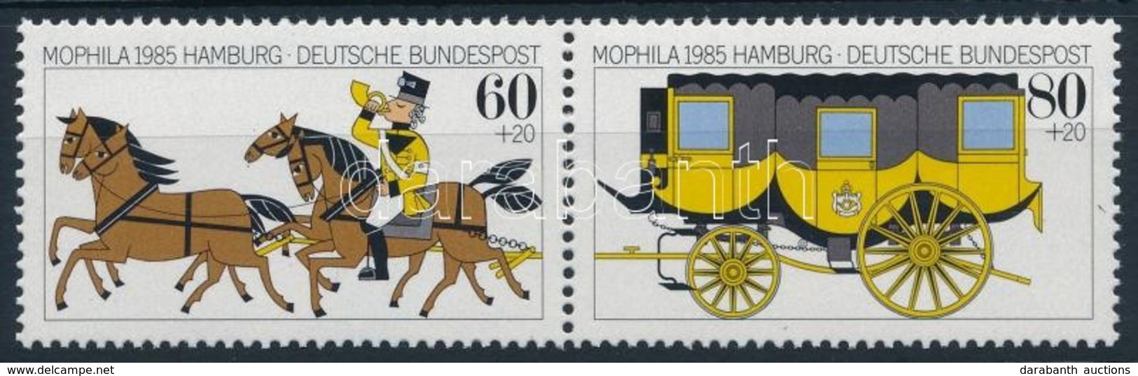 ** 1985 Nemzetközi Bélyegkiállítás MOPHILA '85, Hamburg Sor,
International Stamp Exhibition MOPHILA '85, Hamburg Set
Mi  - Altri & Non Classificati