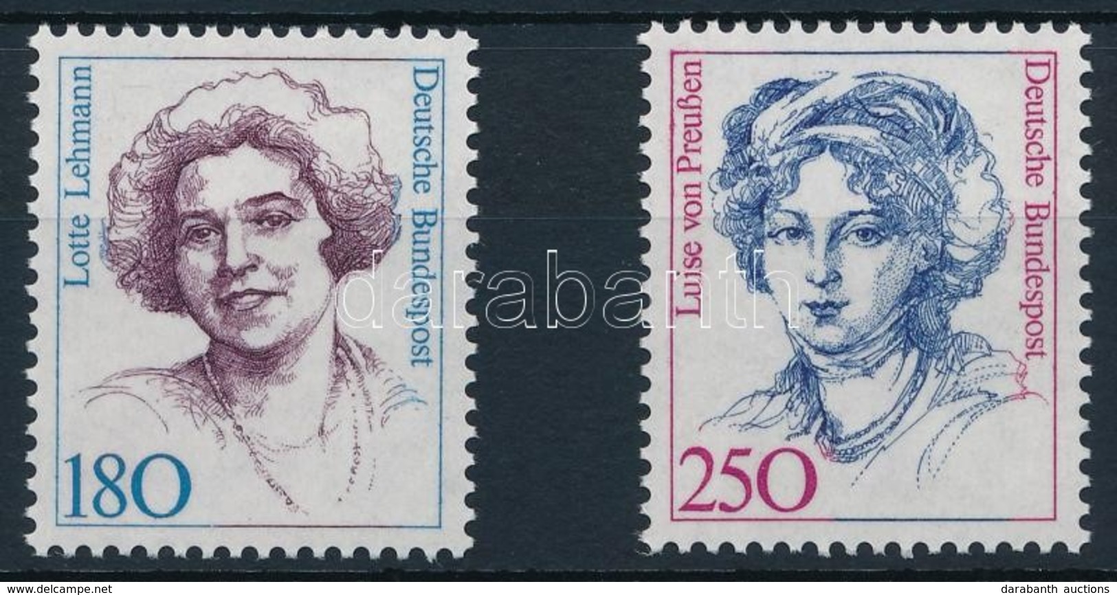 ** 1989 Német Történelem Női Szereplője (IX). Sor,
Women Of German History (IX). Set
Mi 1427-1428 - Sonstige & Ohne Zuordnung