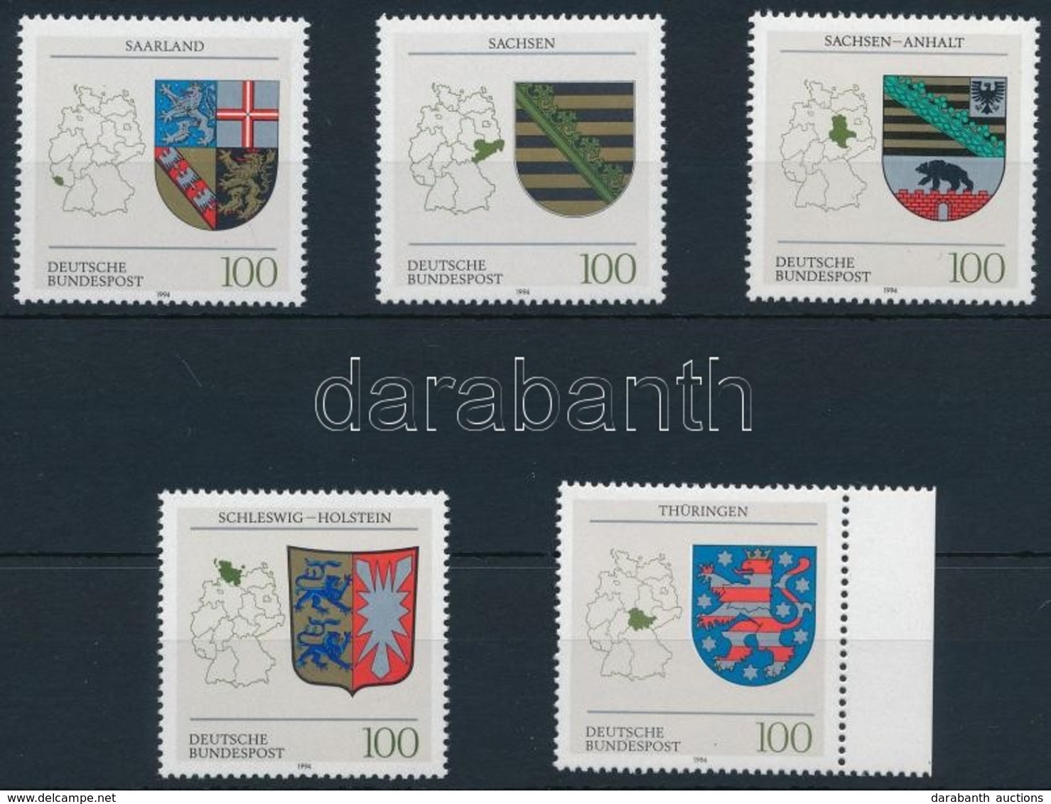 ** 1994 Címer Sor,
Coat Of Arms Set
Mi 1712-1716 - Other & Unclassified