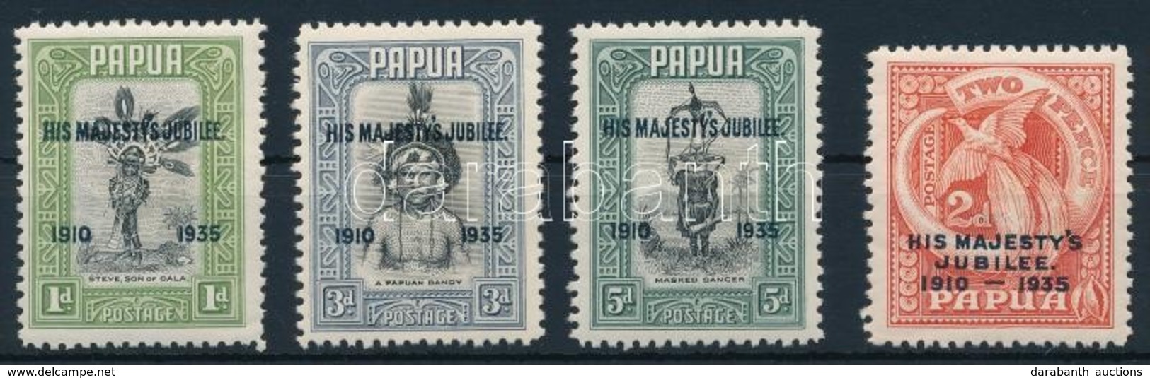 * 1935 V. György Jubileuma Sor,
George V's Jubilee Set
Mi 99-102 - Other & Unclassified