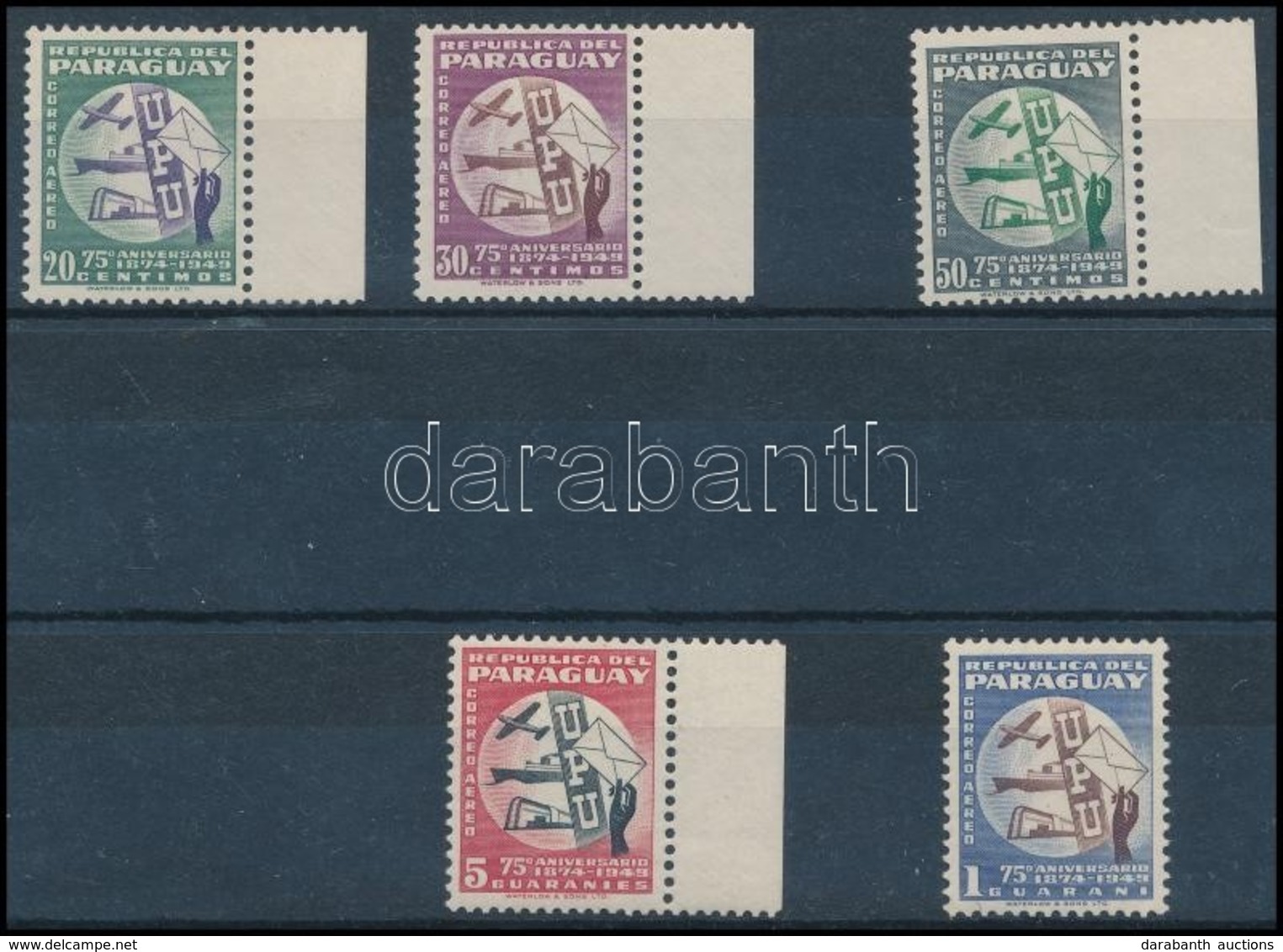 ** 1950 UPU Sor Mi 656-660 - Other & Unclassified