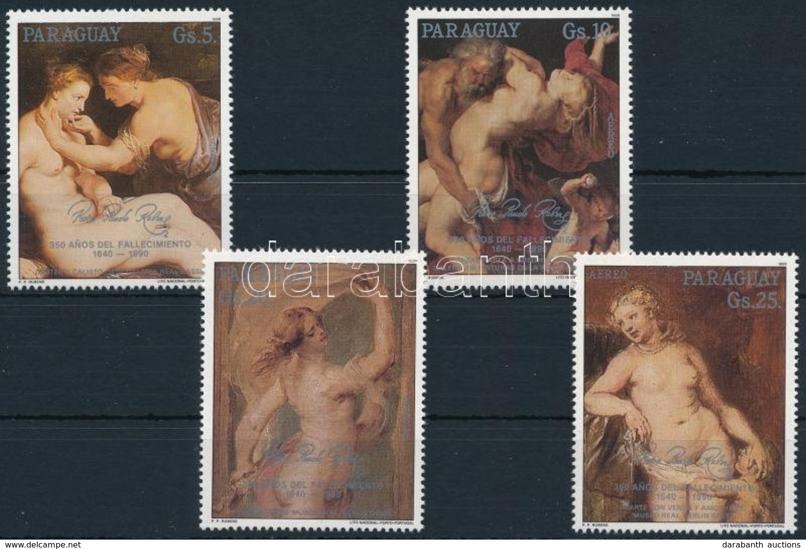 ** 1989 Rubens Festmény Sor 4429-4432 + Kisív Mi 4429-4433 - Other & Unclassified