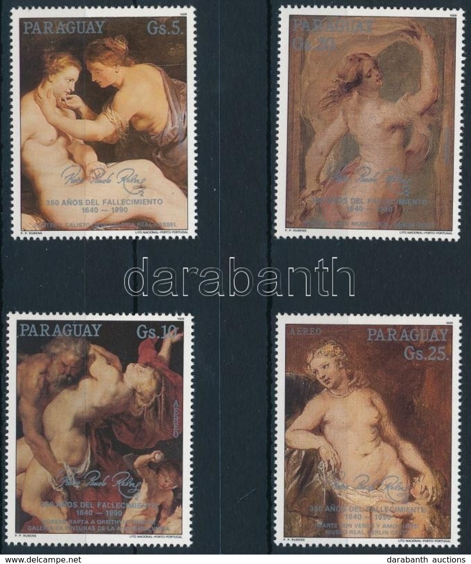 ** 1989 Rubens Festmények Sor Mi 4429-4433 - Otros & Sin Clasificación