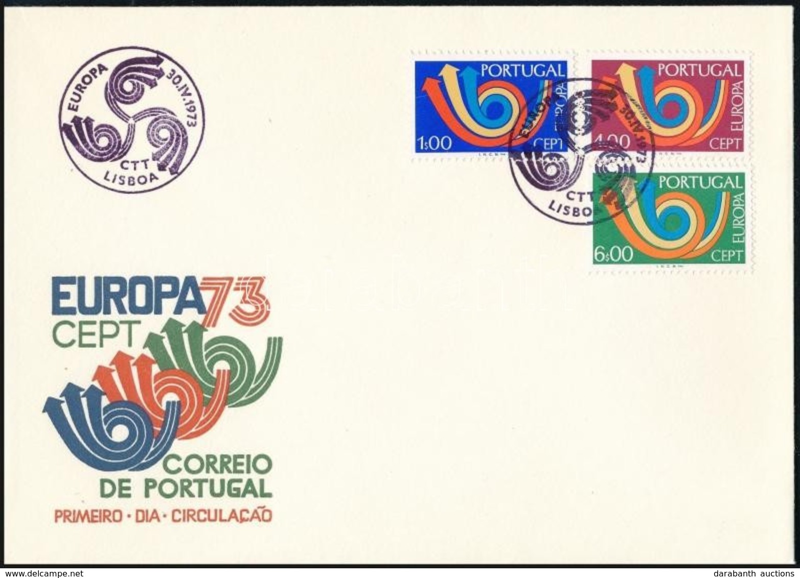 1973 Europa CEPT Sor Mi 1199-1201 FDC-n - Sonstige & Ohne Zuordnung