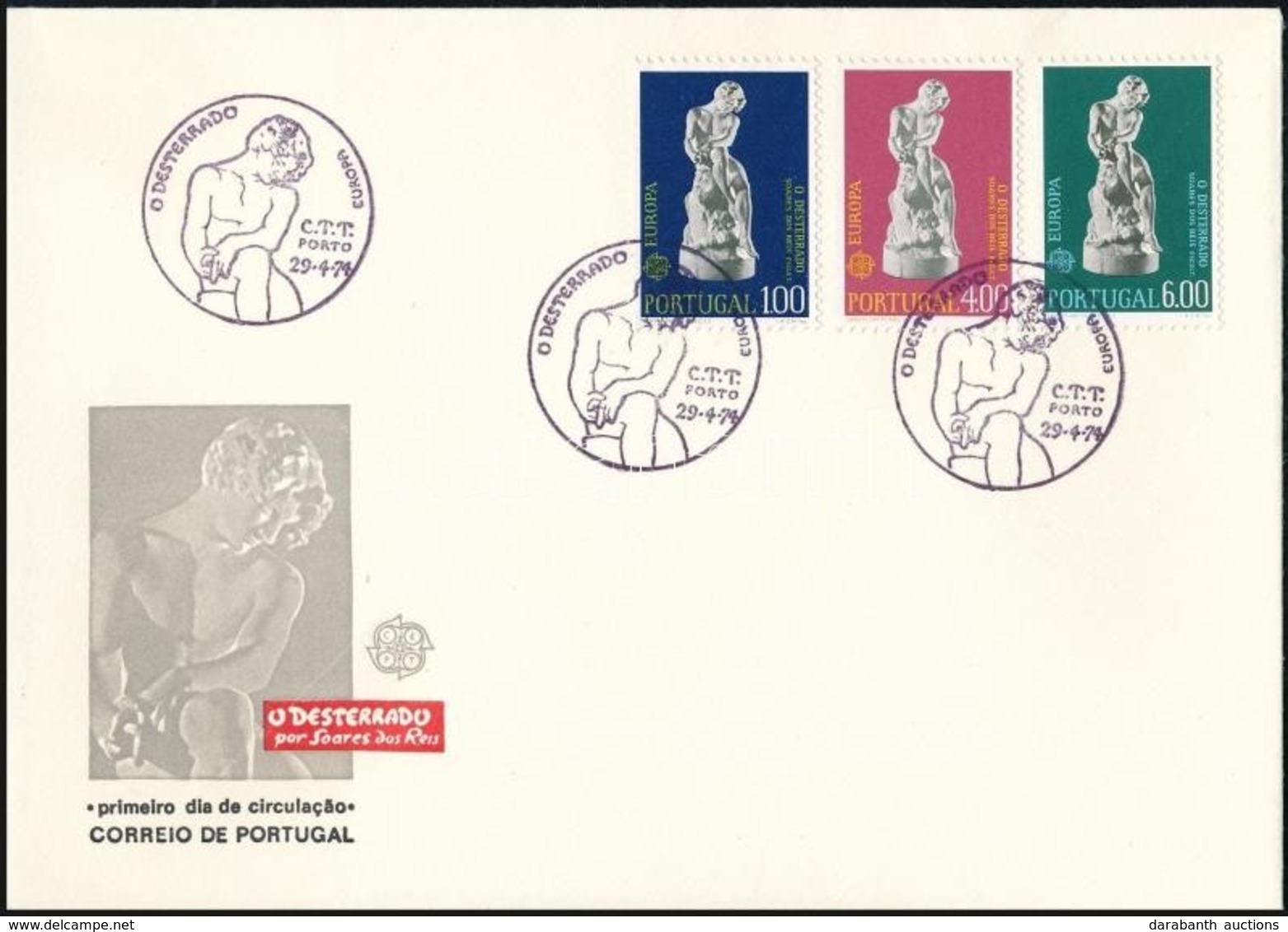 1974 Europa CEPT Sor Mi 1231-1233 FDC-n - Otros & Sin Clasificación