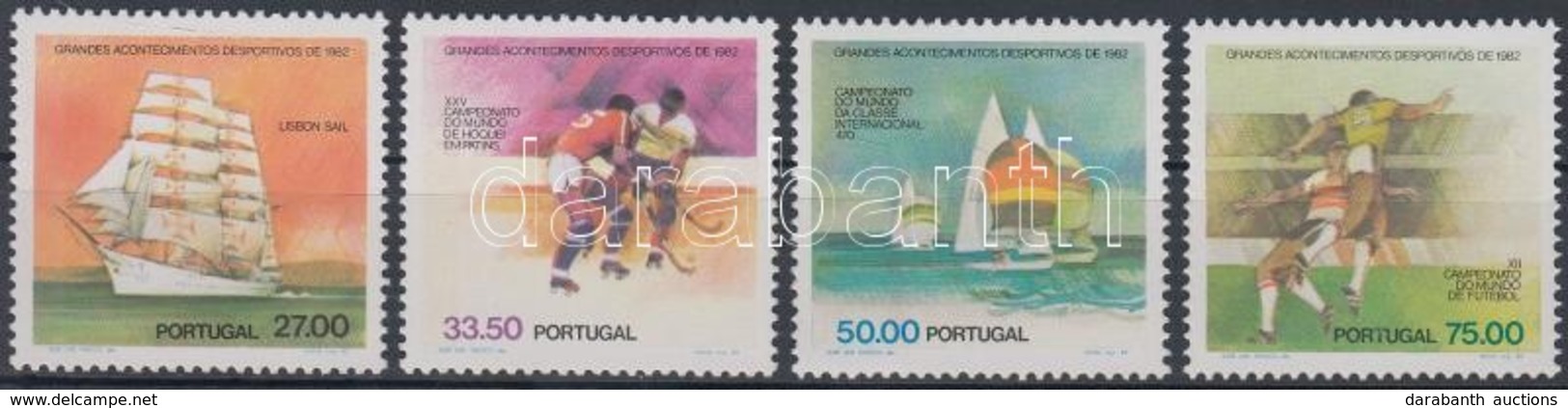 ** 1982 Sportesemények Sor Mi 1558-1561 - Other & Unclassified