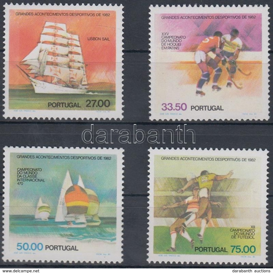 ** 1982 Sportesemények Sor Mi 1558-1561 - Otros & Sin Clasificación