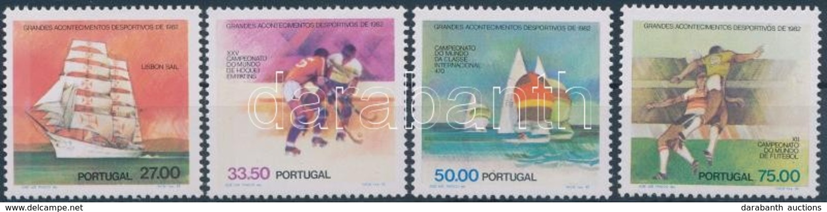 ** 1982 Sportesemények Sor Mi 1558-1561 - Other & Unclassified