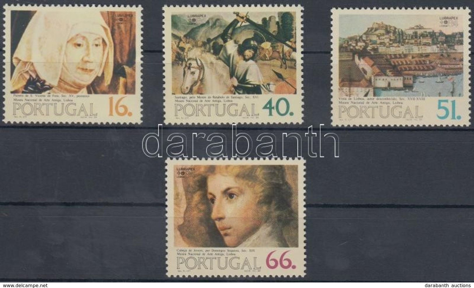 ** 1984 Bélyegkiállítás: Festmények Sor Mi 1631-1634 - Other & Unclassified