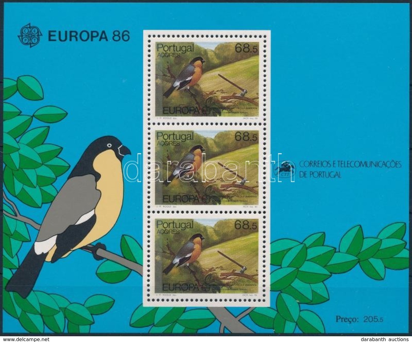 ** 1986 Europa CEPT Blokk,
Europa CEPT
Mi 7 - Autres & Non Classés