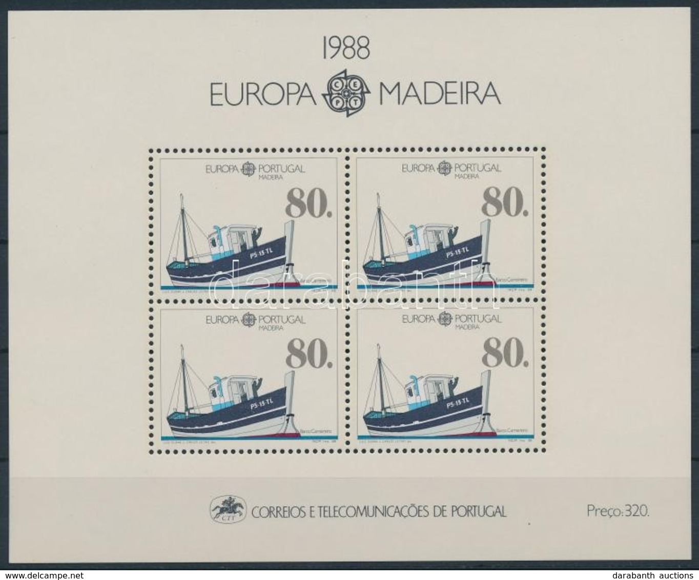 ** 1988 Európa CEPT Blokk Mi 9 - Autres & Non Classés