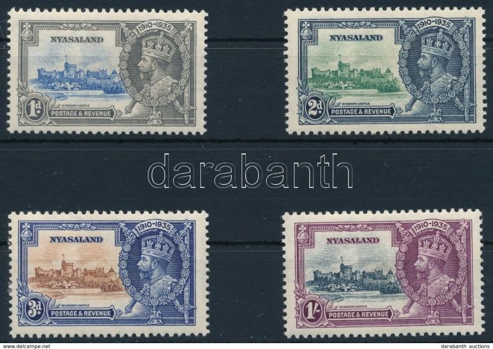 * 1935 V. György Jubileuma Sor,
George V's Jubilee Set
Mi 45-48 - Sonstige & Ohne Zuordnung