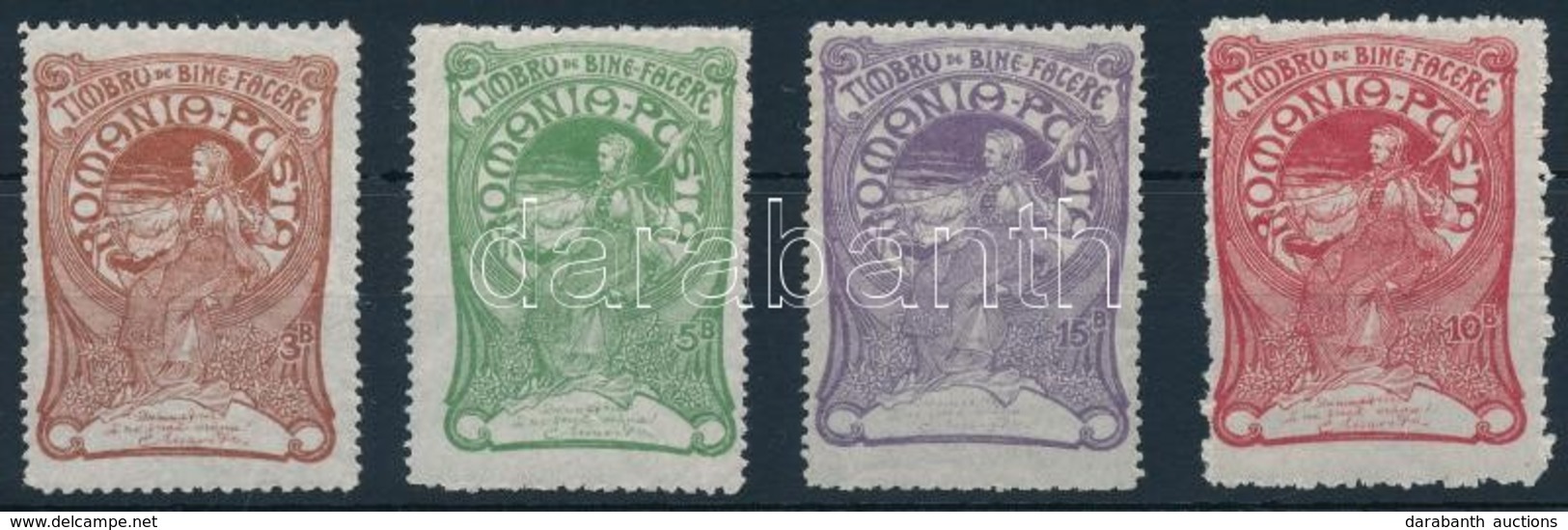 * 1906 Jólét Sor Mi 161-164 - Otros & Sin Clasificación