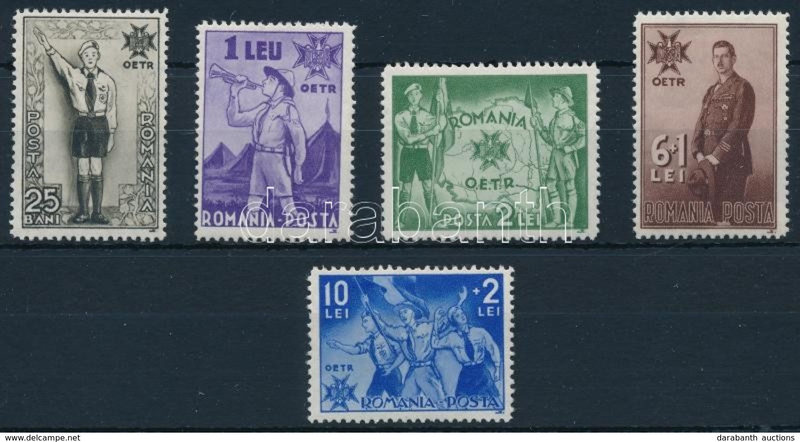 ** 1935 Cserkész Sor Mi 484-488 - Altri & Non Classificati