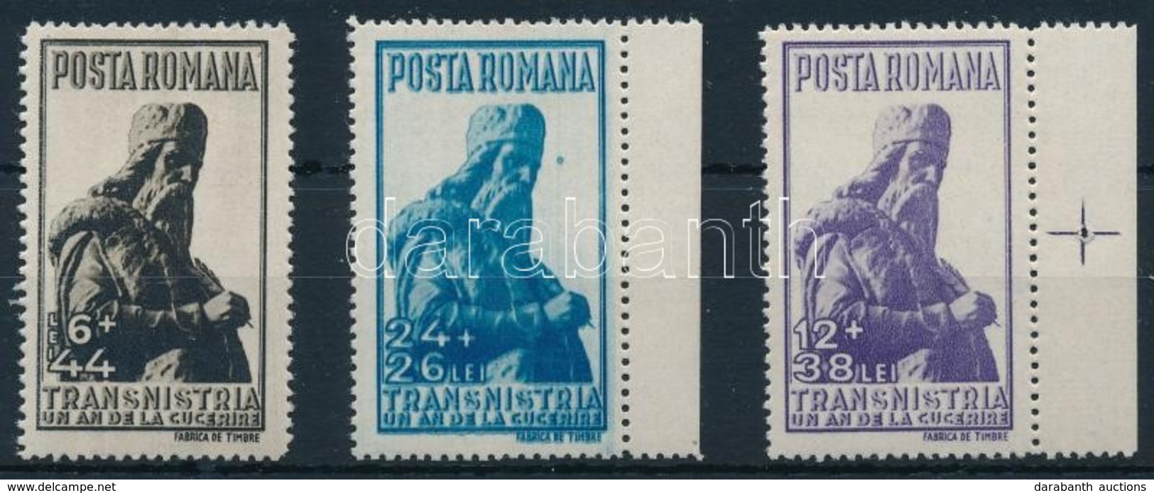 ** 1942 Transznisztria Visszacsatolása Sor Mi 752-754 - Other & Unclassified