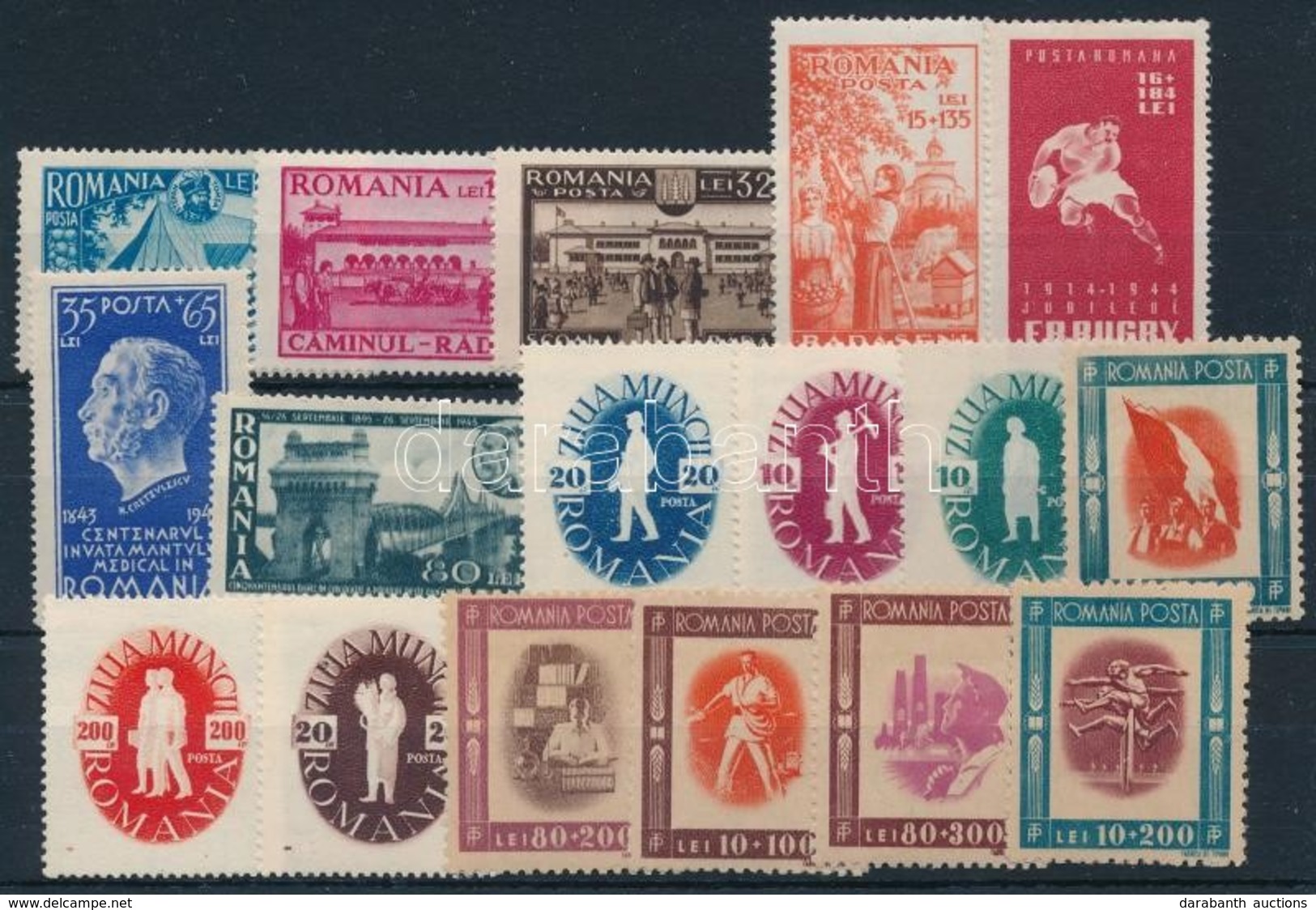 ** 1944-1946 3 Klf Sor + 3 Klf önálló érték - Altri & Non Classificati