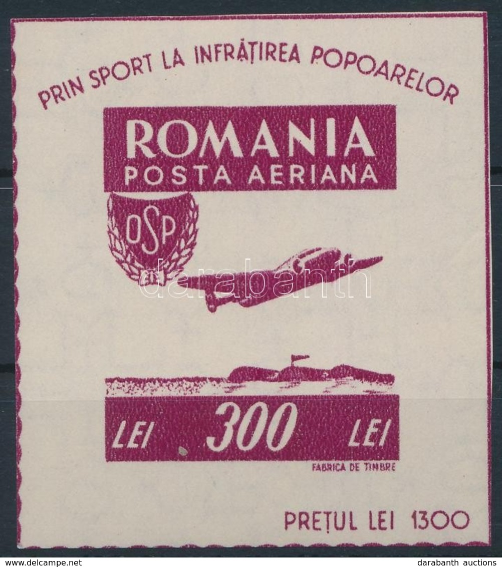 ** 1946 Sport Blokk Mi 33 - Altri & Non Classificati