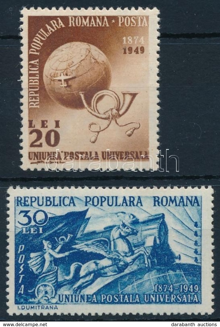 ** 1949 75 éves Az UPU  Mi 1189 - 1190 - Other & Unclassified