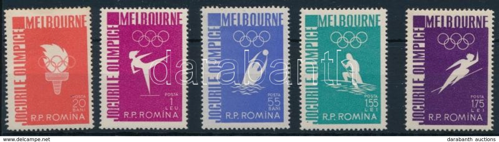 ** 1956 Olimpia Sor Mi 1598-1602 - Altri & Non Classificati