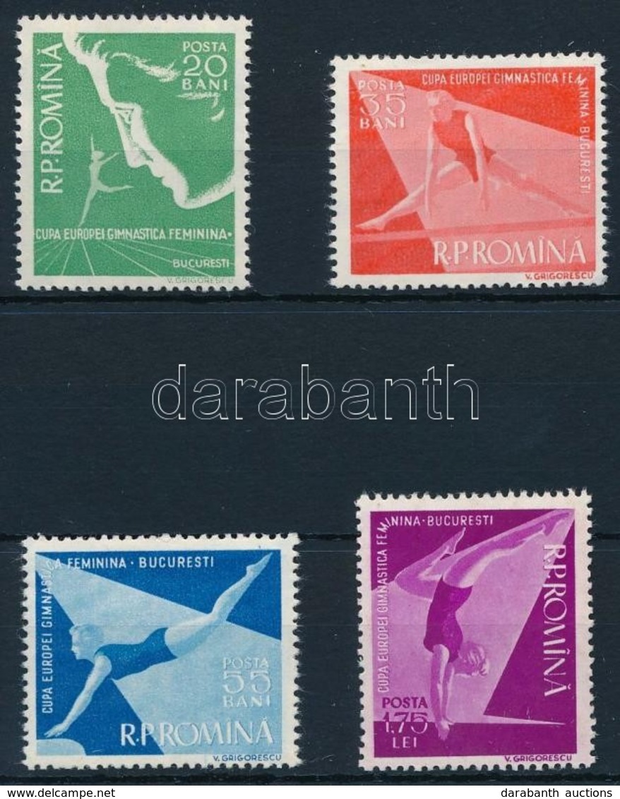 ** 1957 Női Tornász EB Sor Mi 1639-1642 - Other & Unclassified