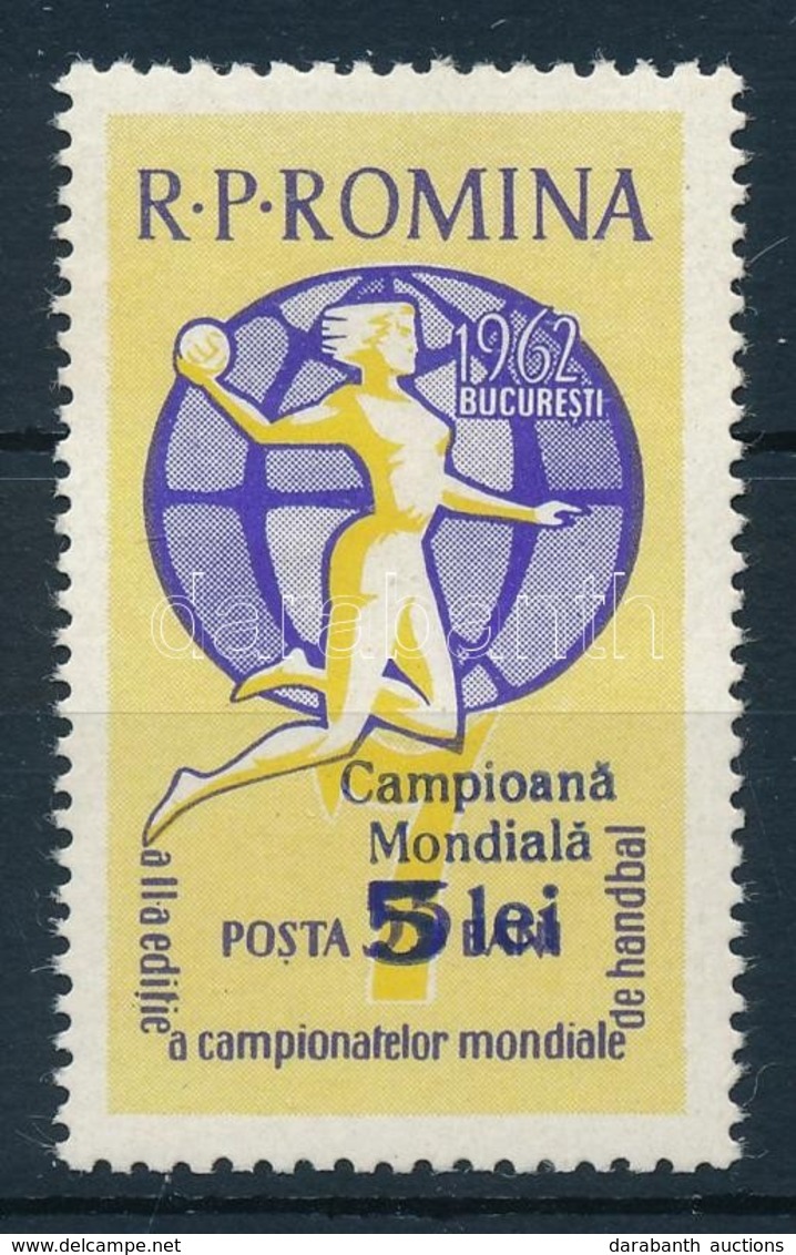 ** 1962 Női Kézilabda VB Felülnyomott Bélyeg Mi 2094 - Altri & Non Classificati