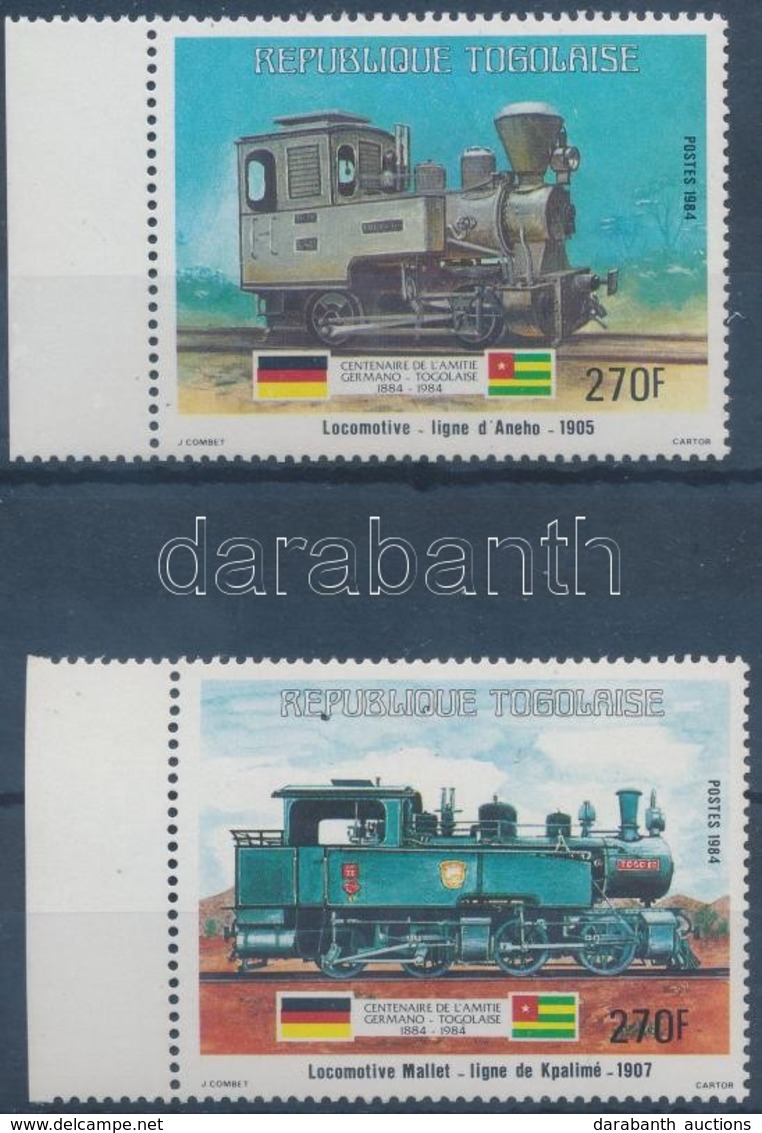 ** 1984 100 éves A Német-togói Barátság 2 ívszéli érték Mi 1707-1708 - Other & Unclassified