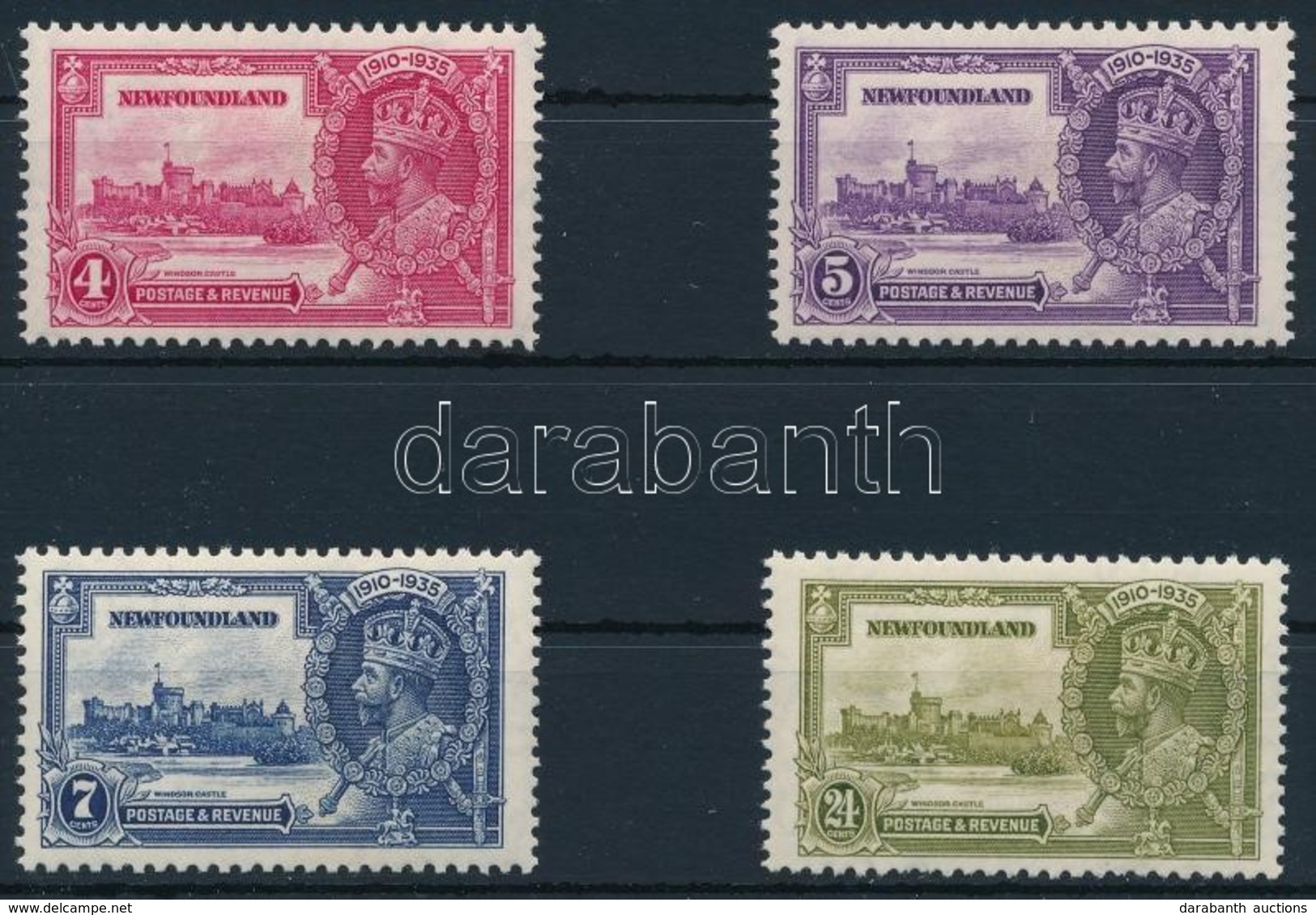 * 1935 V. György Jubileuma Sor,
George V's Jubilee Set
Mi 214-217 - Autres & Non Classés