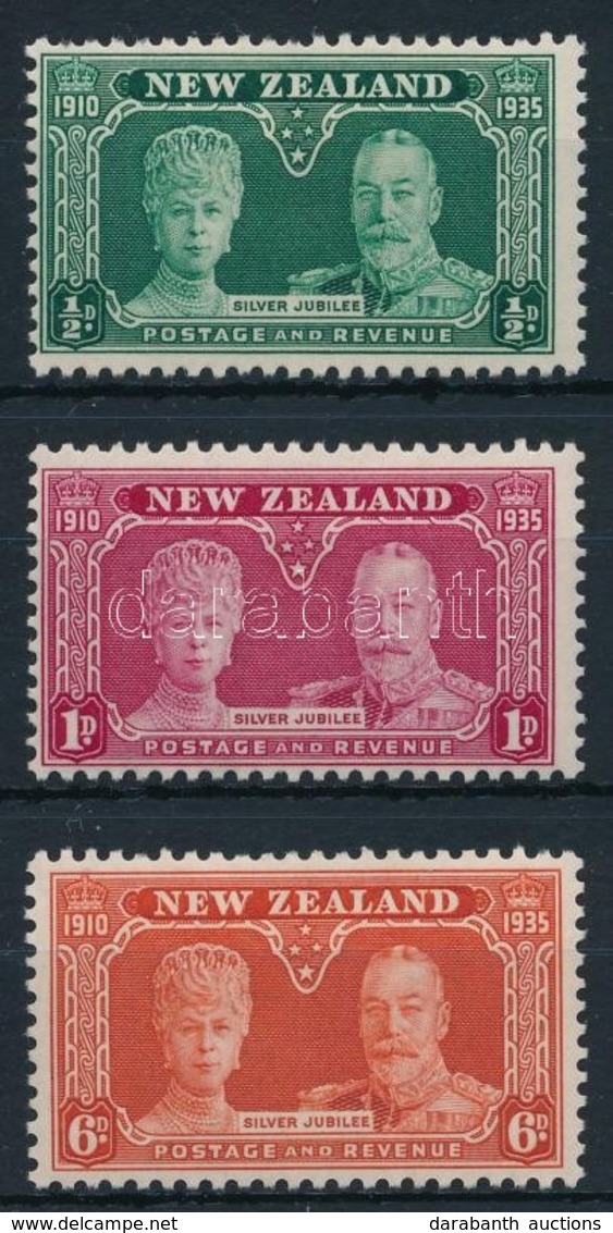 * 1935 V. György Jubileuma Sor,
George V's Jubilee Set
Mi 206-208 - Other & Unclassified