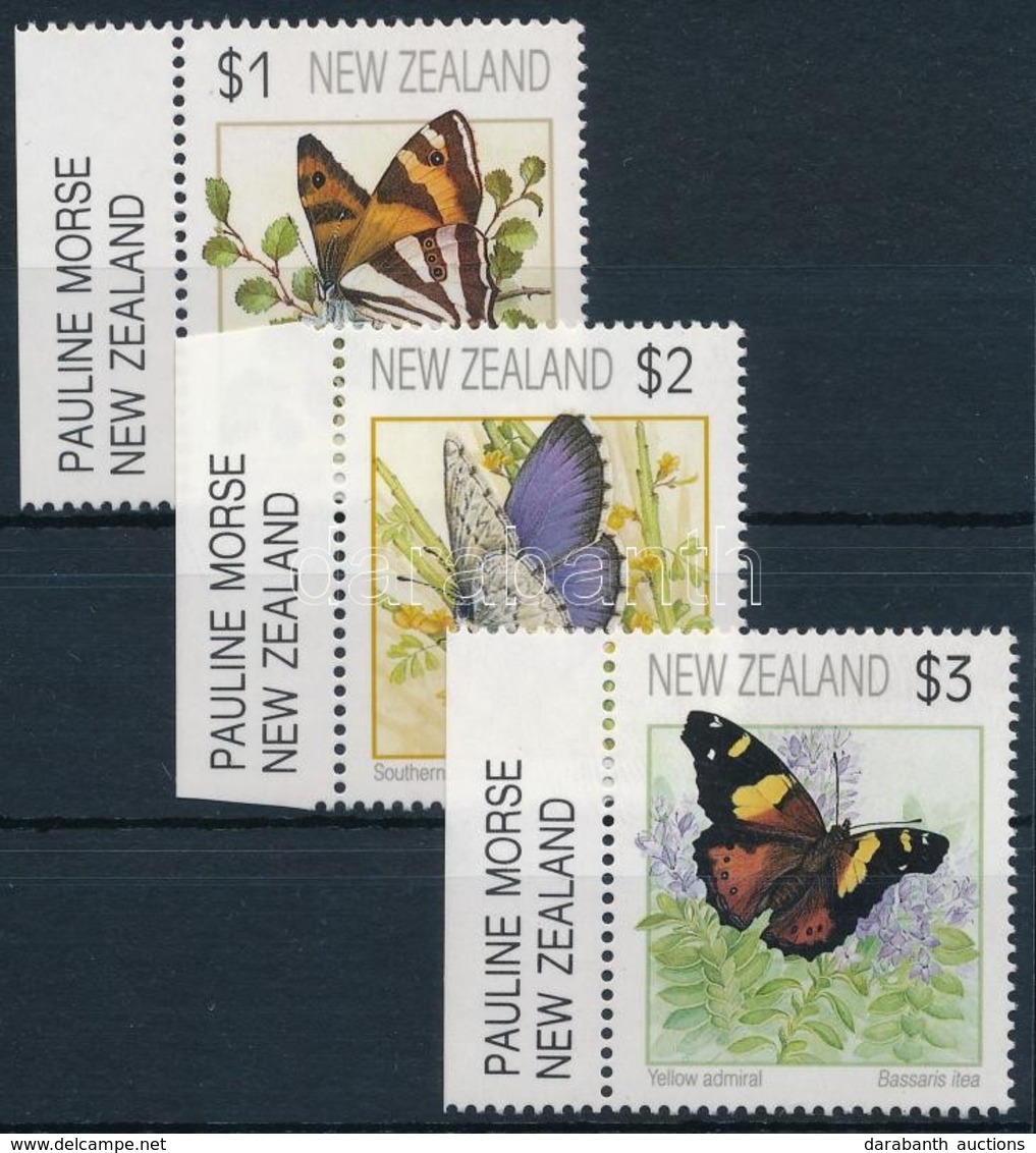 ** 1991 Lepkék ívszéli Sor,
Butterflies Margin Set
Mi 1208-1210 - Altri & Non Classificati