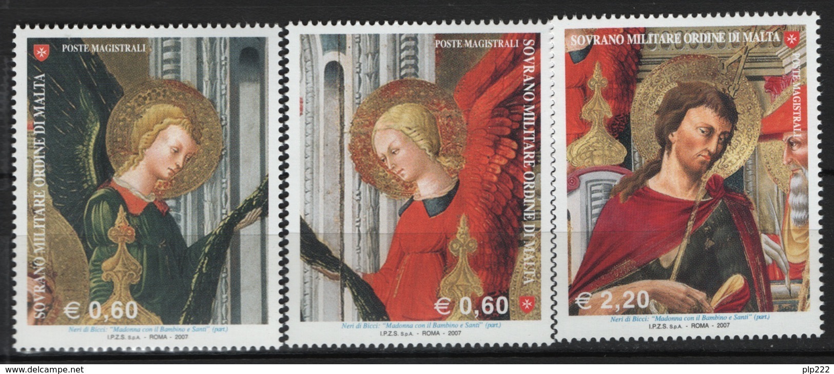 SMOM 2007 Sass.874/76 MNH/** VF - Sovrano Militare Ordine Di Malta