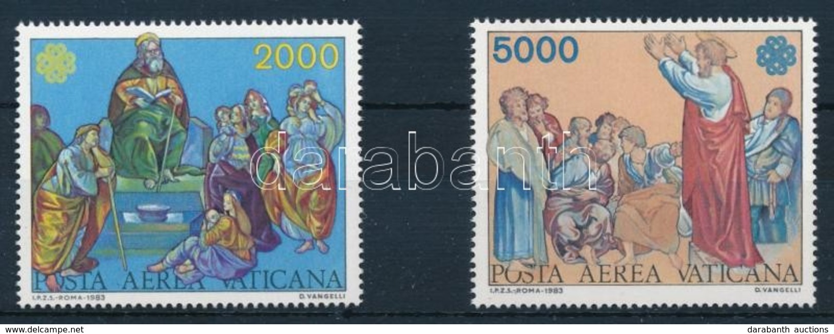 ** 1983 A Kommunikáció éve Sor Mi 842-843 + FDC-n - Autres & Non Classés