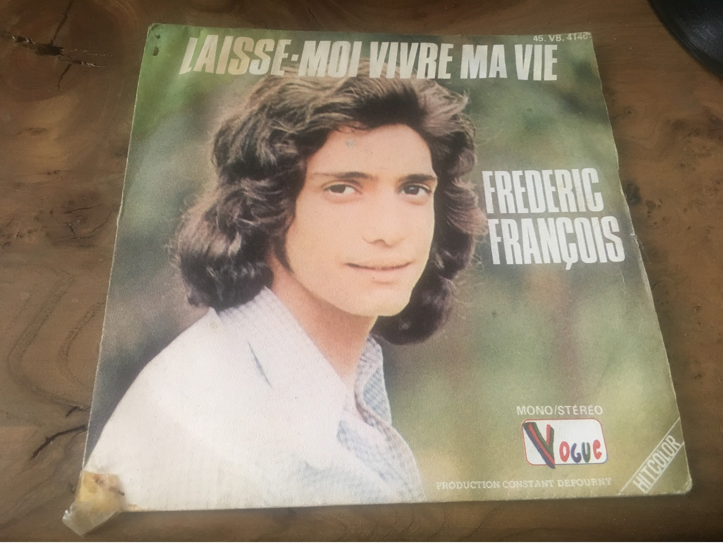 166/ FREDERIC FRANCOIS LAISSE MOI VIVRE MA VIE - Reggae