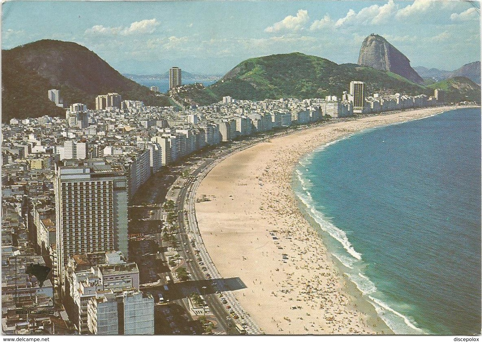 V2814 Brasil - Rio De Janeiro - Capocabana - Vista Aerea Aerial View Vue Aerienne / Viaggiata 1985 - Copacabana