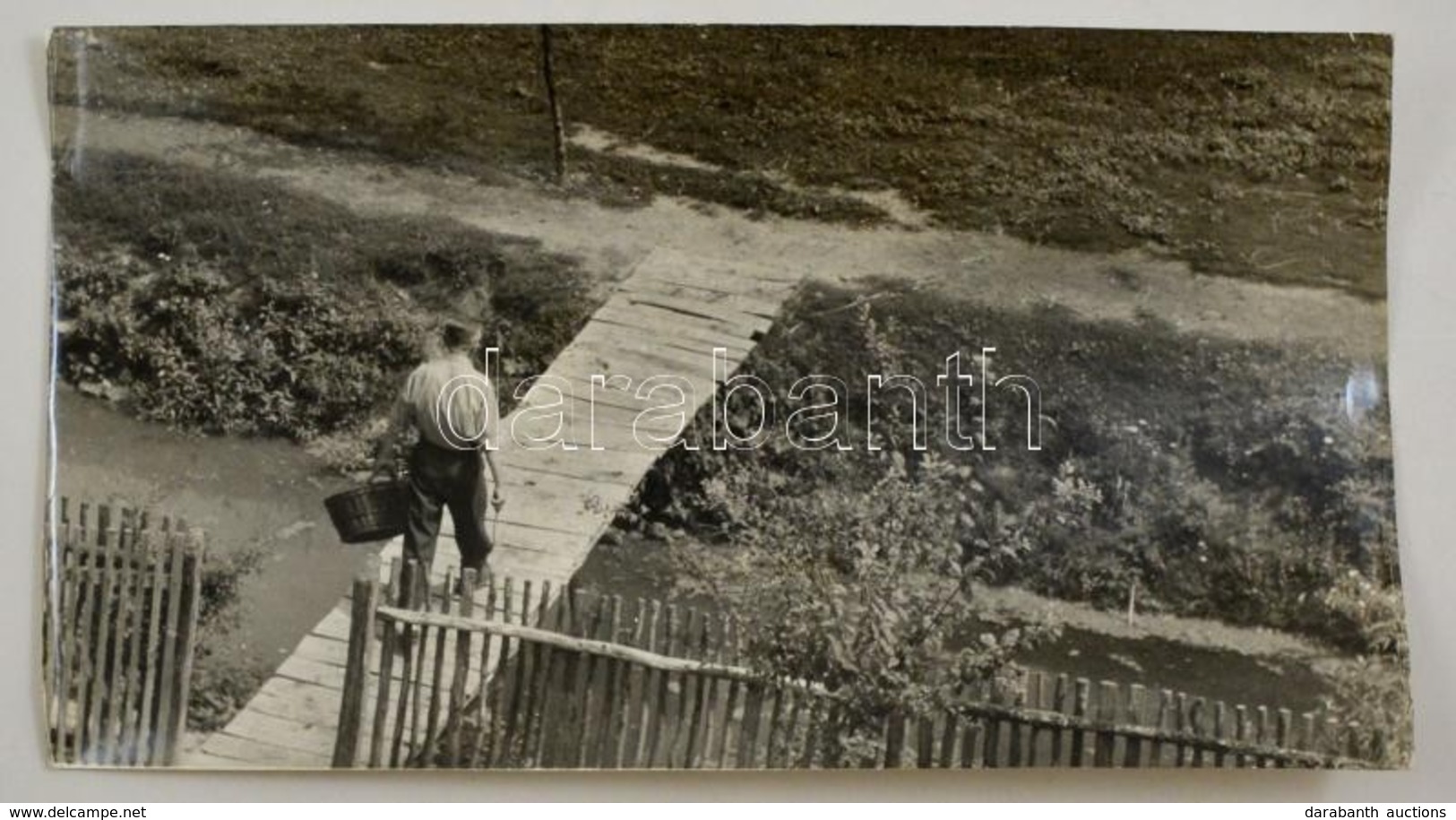 Cca 1962 Krisch Béla (1929-?) Kecskeméti Fotóművész Hagyatékából Pecséttel Jelzett Vintage Fotóművészeti Alkotás, Kiállí - Sonstige & Ohne Zuordnung