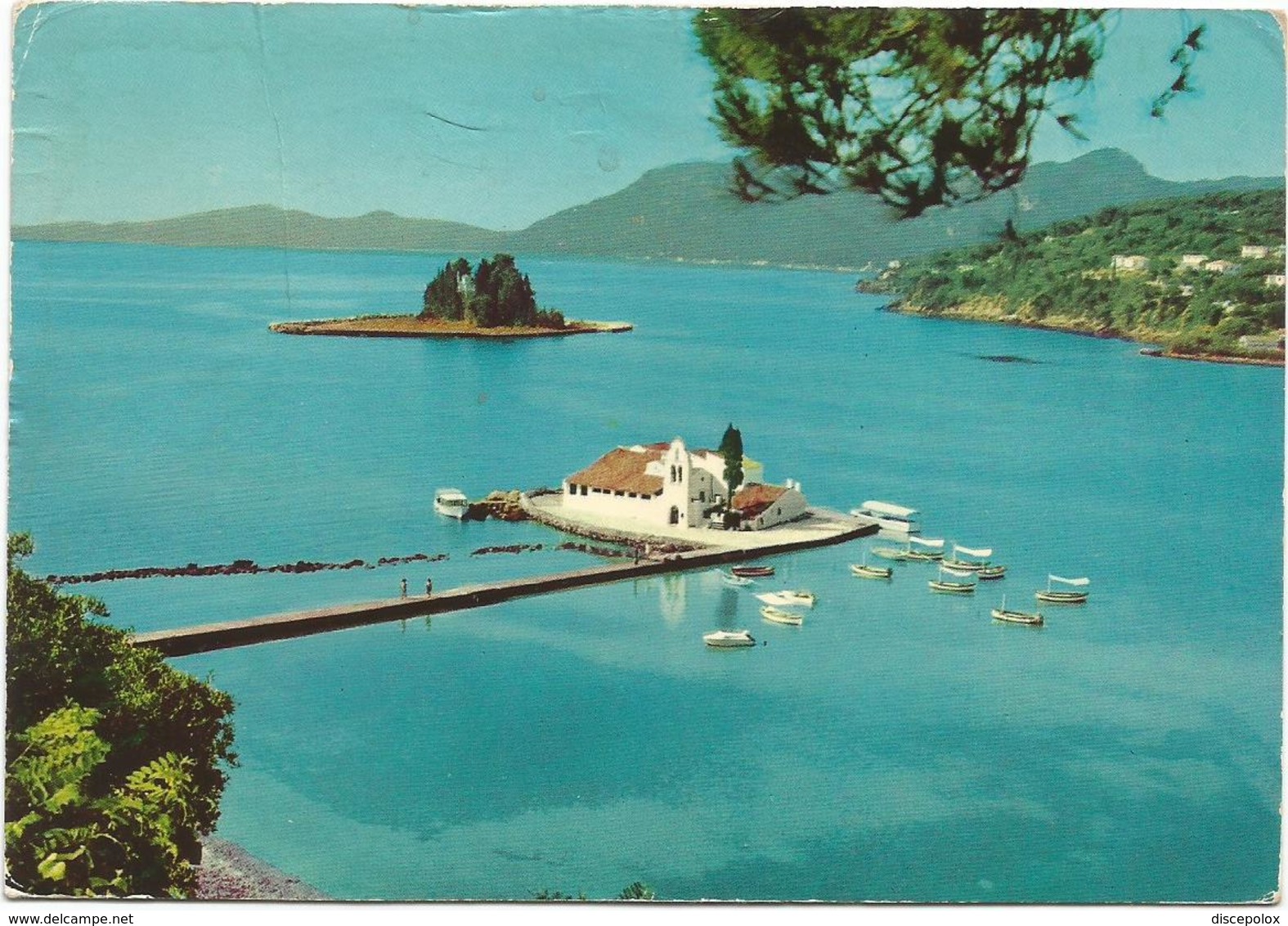 V2815 Kepkyra Corfu Corfou - Ponticonissi - Panorama / Viaggiata 1970 - Grecia