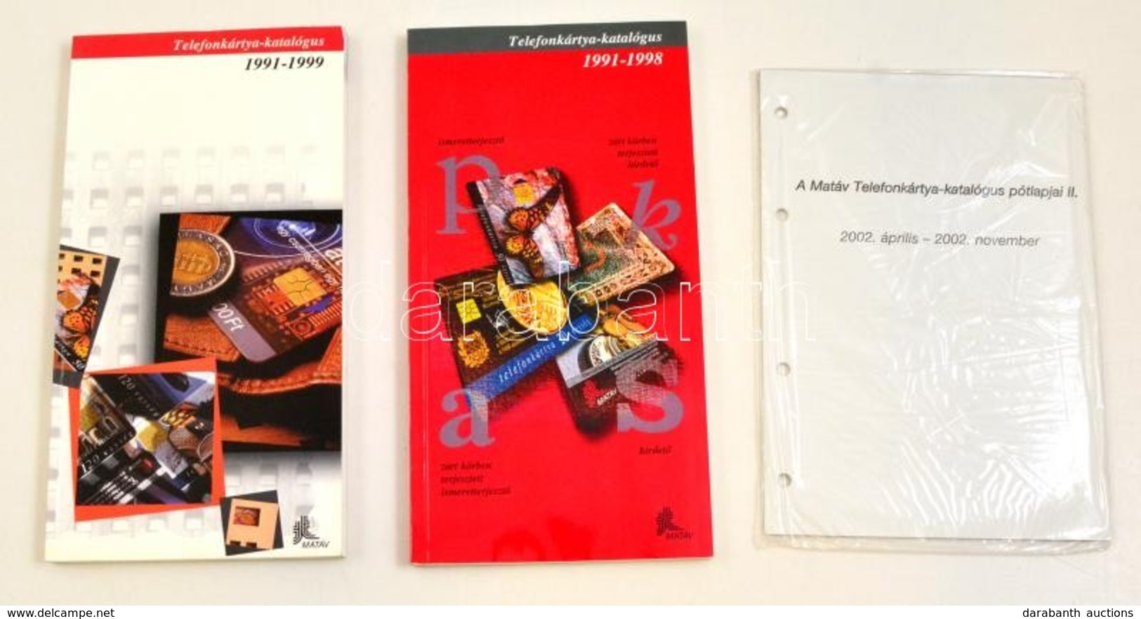 2 Db Különféle Telefonkártya-katalógus (1991-1998 Ill. 1991-1999) + Katalógus Pótlapok - Sin Clasificación