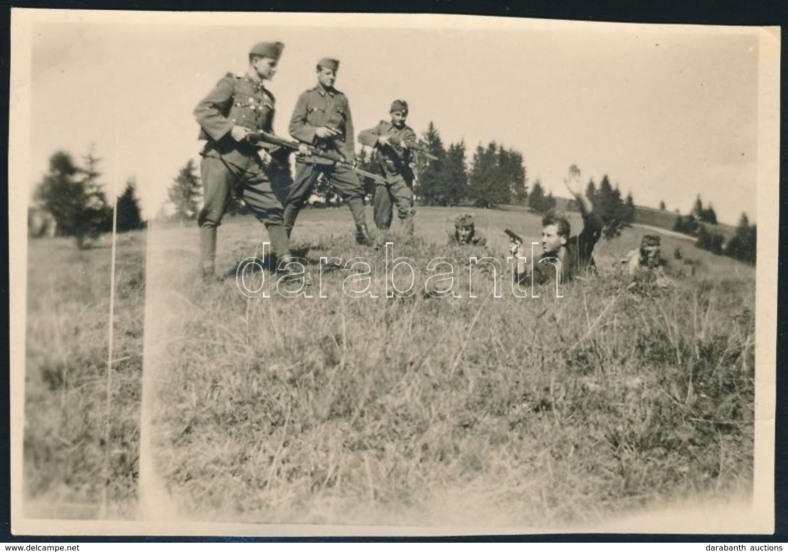 1941-1944 Elfogás, Katonai Fotó, 6x8 Cm - Unclassified