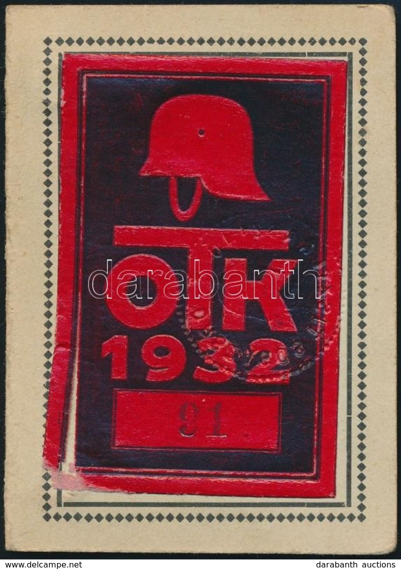 1932 Országos Tiszti Kaszinó, Mozi Meghívó, Fényképpel, Pecséttel, 8x6 Cm - Sin Clasificación