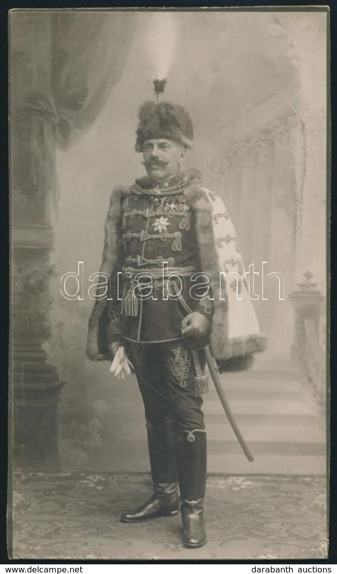 Cca 1900 Besenyei László Albert (1853-1939)  Cs. és Kir. Altábornagy, A Magyar Szent Korona Országaihoz Tartozó Csendőrs - Unclassified