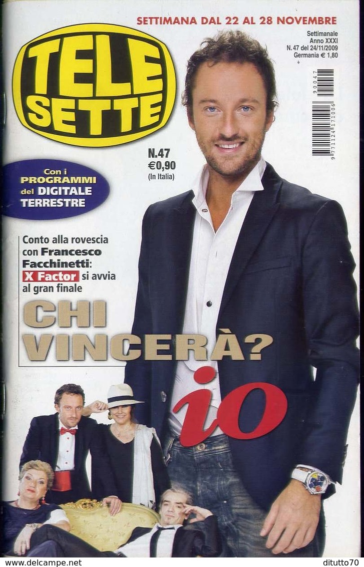 Telesette - 47-2009 - Francesco Facchinetti - Televisión