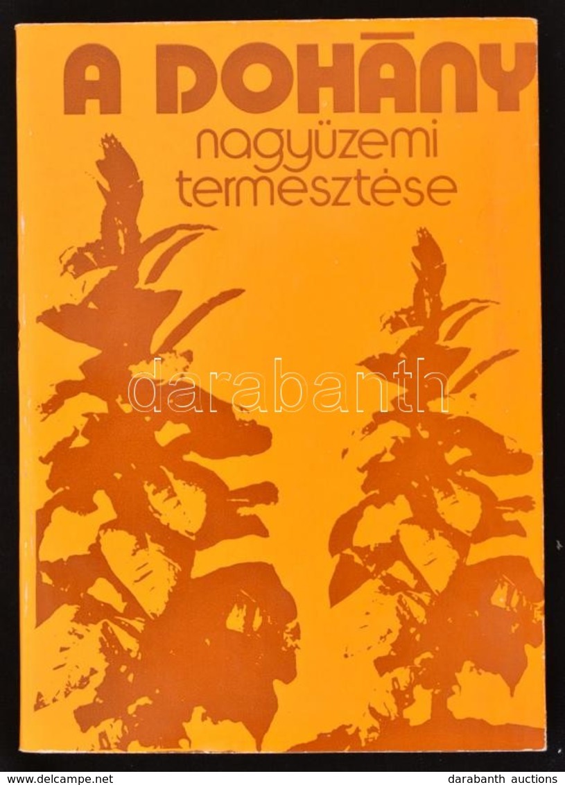 A Dohány Nagyüzemi Termesztése. Szerk.: Dr. Borsos János. Bp.,1976, Mezőgazdasági Kiadó. Kiadói Papírkötés. - Non Classificati