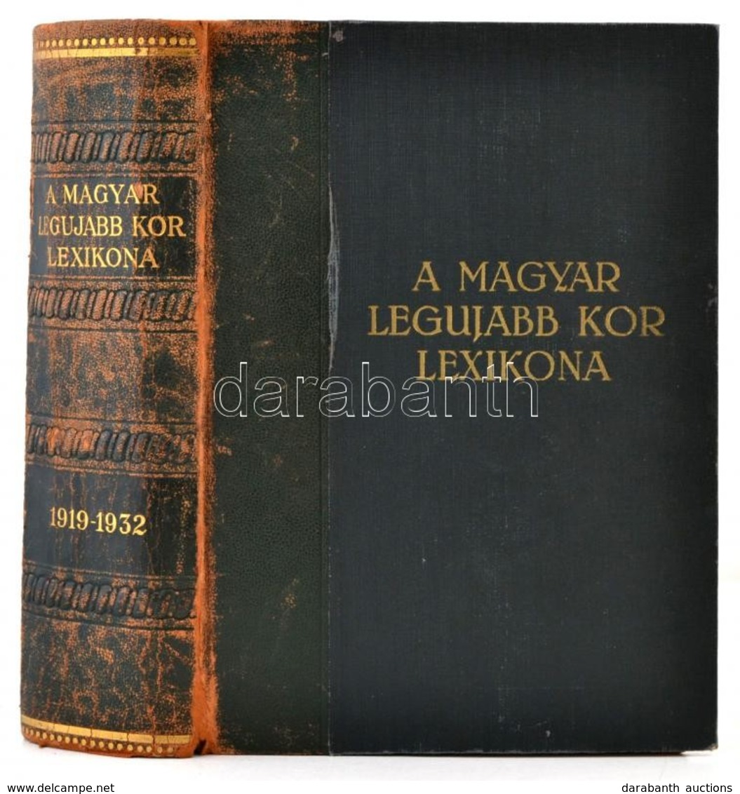 A Magyar Legújabb Kor Lexikona. Szerk.: Tátky Zoltán - Strazimir Oszkár. Bp., 1932, Magyar Legújabb Kor Lexikona Kiadása - Non Classés