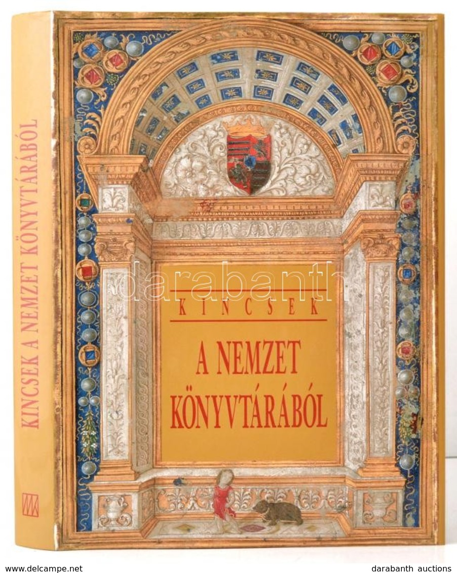 Monok István: Kincsek A Nemzet Könyvtárából. Bp., 2002, Magyar Könyvklub. Kiadói Kartonált Kötés, Papír Védőborítóval, J - Unclassified