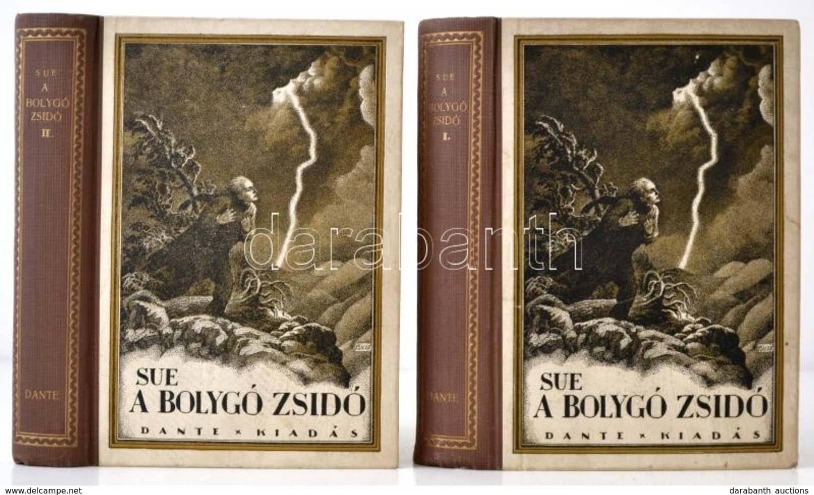 Sue: A Bolygó Zsidó I-II. Kötet. Fordították: Keleti Gábor, Lányi Viktor, és Csetényi Erzsi. A Borító Illusztrációja Bic - Non Classificati