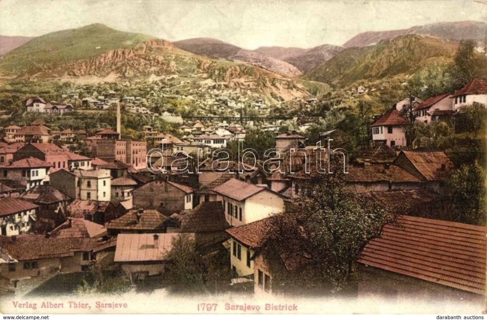 ** * 31 Db RÉGI Bosnyák és Montenegrói Városképes Lap, Sok Mostar és Sarajevo / 31 Pre-1945 Bosnian And Montenegrin Town - Non Classificati