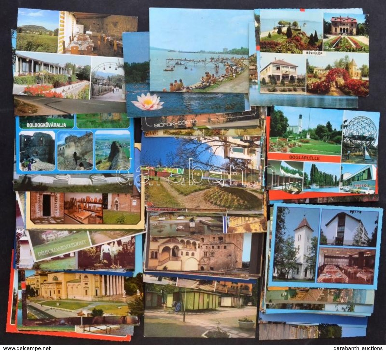 ** * 100 Db Modern Magyar Városképes Lap / 100 Modern Hungarian Town-view Postcards - Unclassified