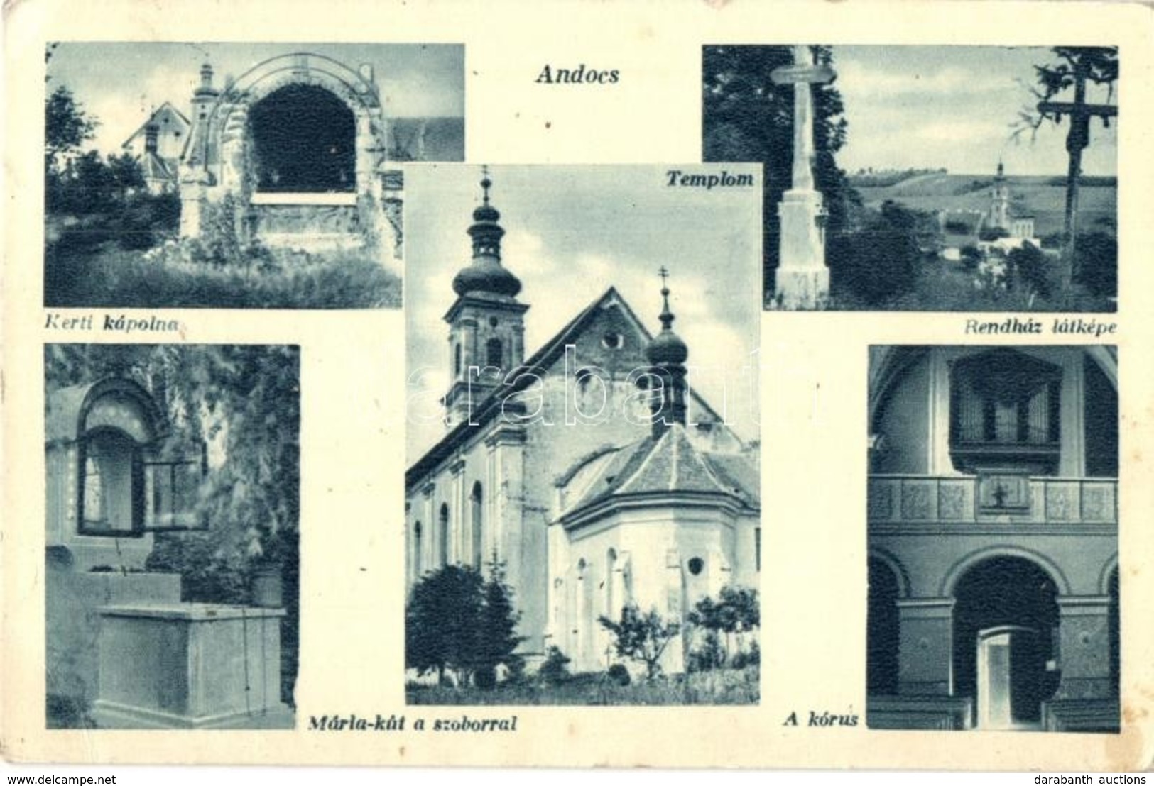 T2/T3 Andocs, Kerti Kápolna, Templom, Rendház, Mária Kút A Szoborral, Kórus (EK) - Unclassified