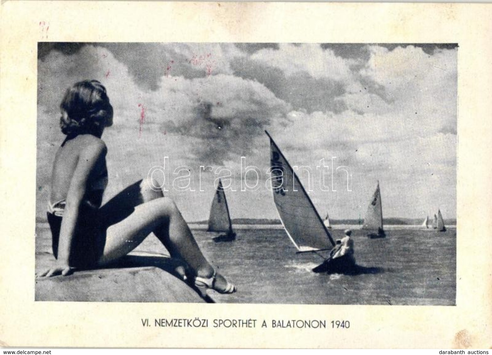 * T2 1940 Balaton, VI. Nemzetközi Sporthét, So. Stpl (non PC) - Ohne Zuordnung